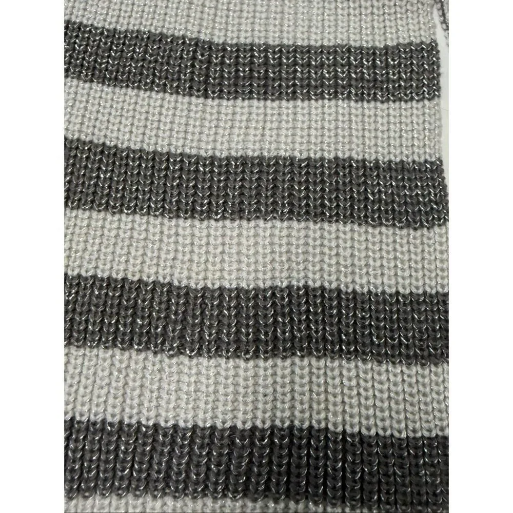 Set of 2 Skarves Adult/ Kids Stripped Gray